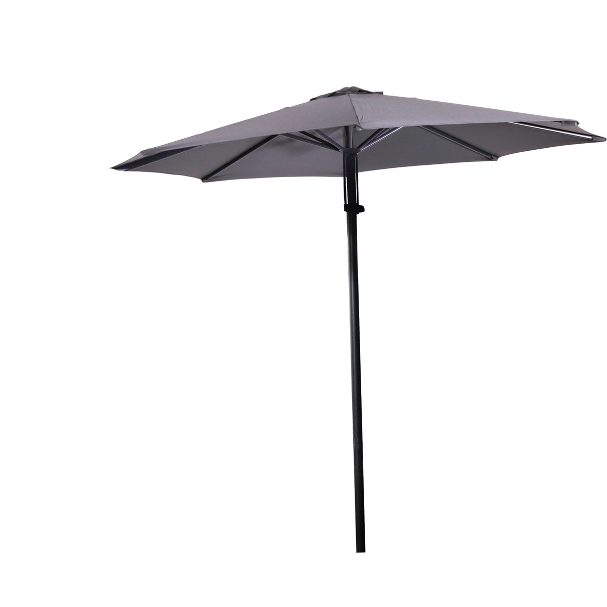 Lesli Living push-up parasol Libra - grijs - Ø300cm