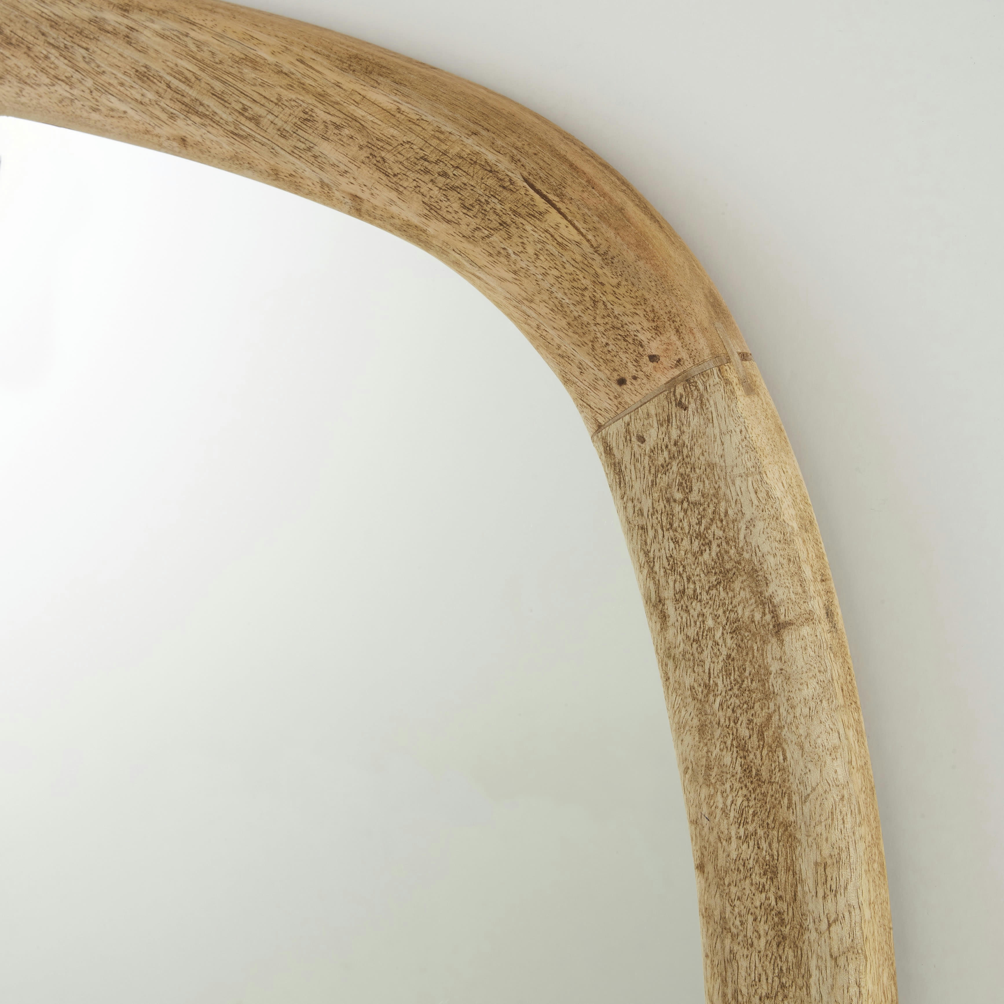 FOHAD - Miroir organique en bois de manguier 95x120