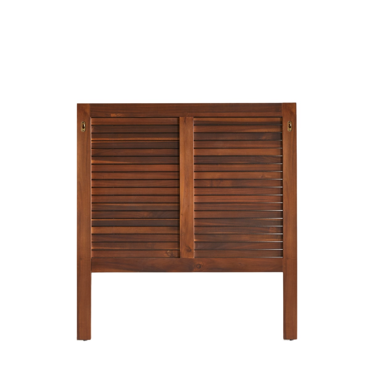 Tikamoon Hoofdbord van massief acaciahout 90 cm - Bruin