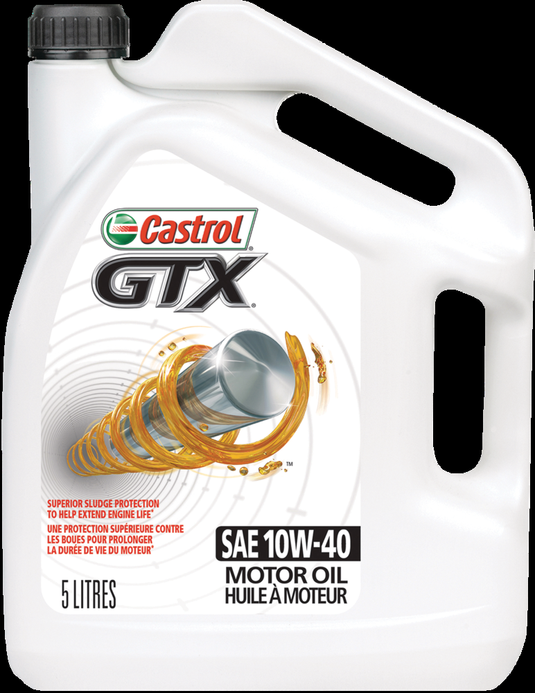 Castrol GTX 10W40 Conventional Engine/Motor Oil, 5-L