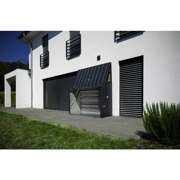 Aufbewahrungsbox, BxHxT: 76 x 139 x 185 cm, anthrazit