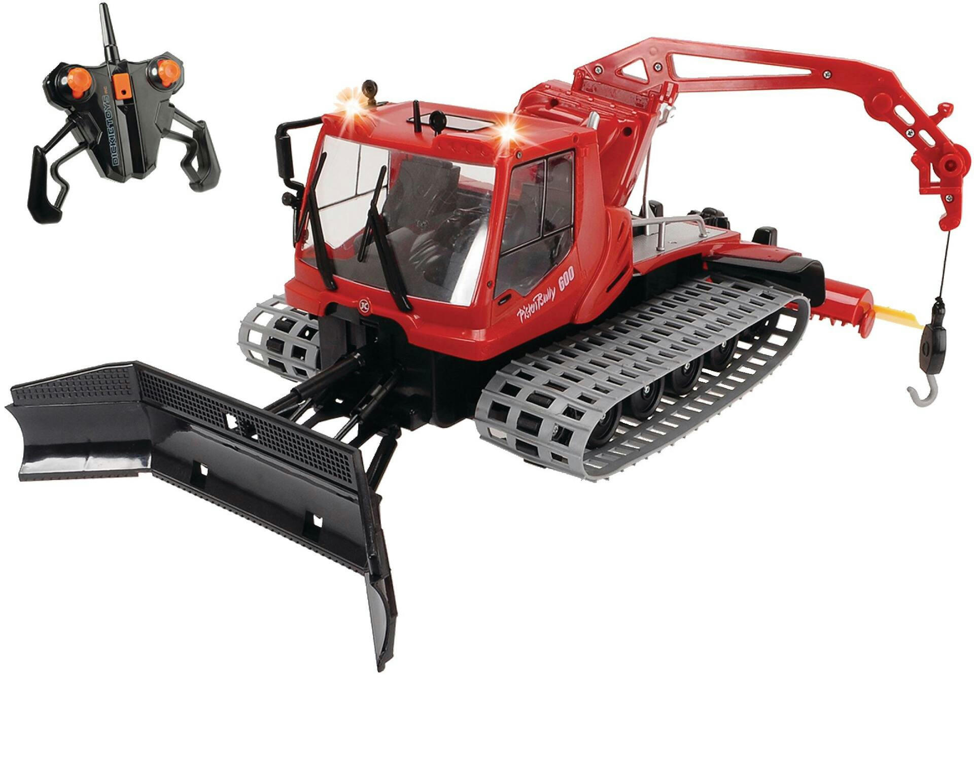Dickie Toys 1:18 Scale Pistenbully Remote Controlled Bulldozer Toy, 20-in, Ages 4+