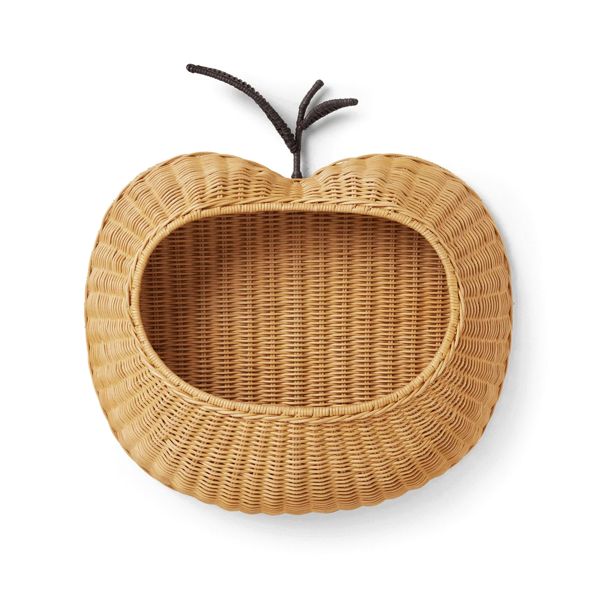 Ferm Living - Apple Wandaufbewahrung, Rattan geflochten