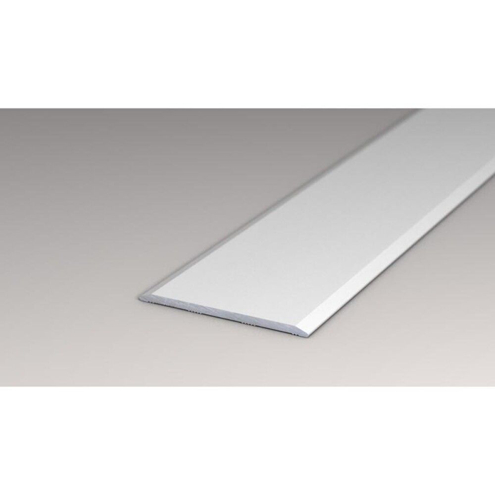 OVERGANGSPROFIL LOGOCLIC ALUMINIUM SØLV 1000X40X2MM