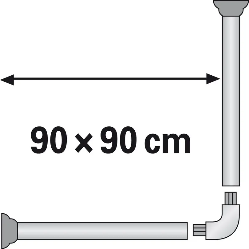 Duschvorhangstange Basic