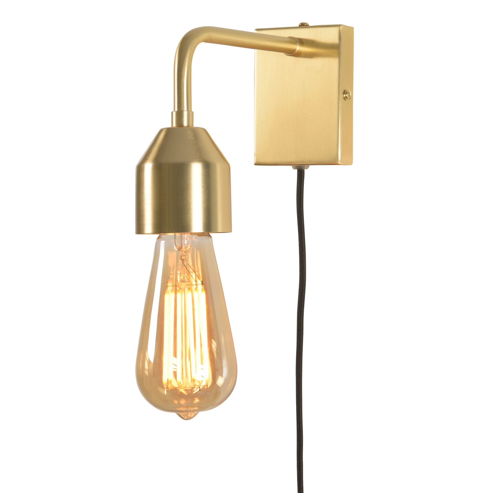 it's about RoMi wandlamp Madrid - goud - 20x7x15cm