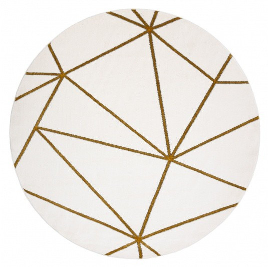 Dywan okrągły geometryczny Sinaq 160 cm