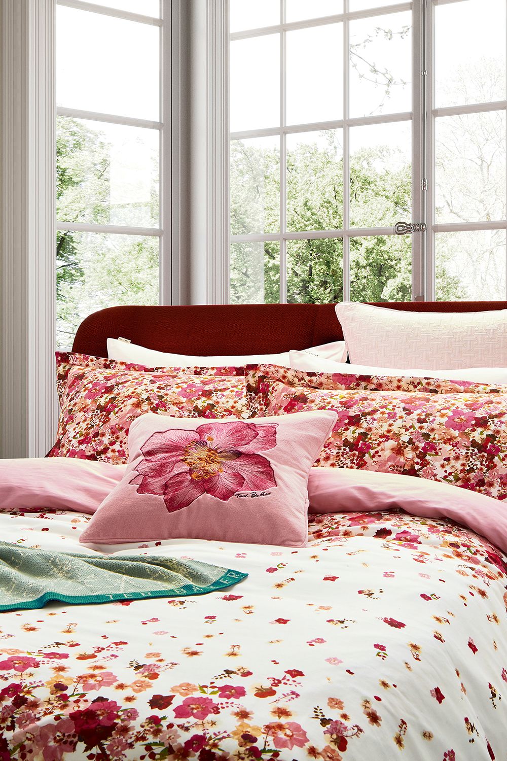 Ted Baker Pressed Flowers' Cotton Throw