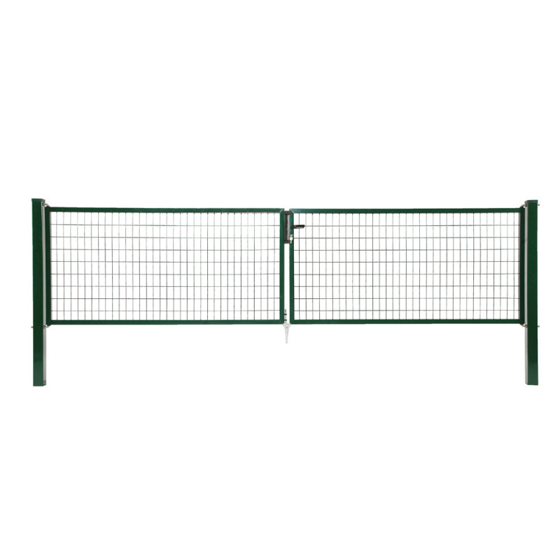 Portillon double Napoli vert 400 x 100 cm GIARDINO