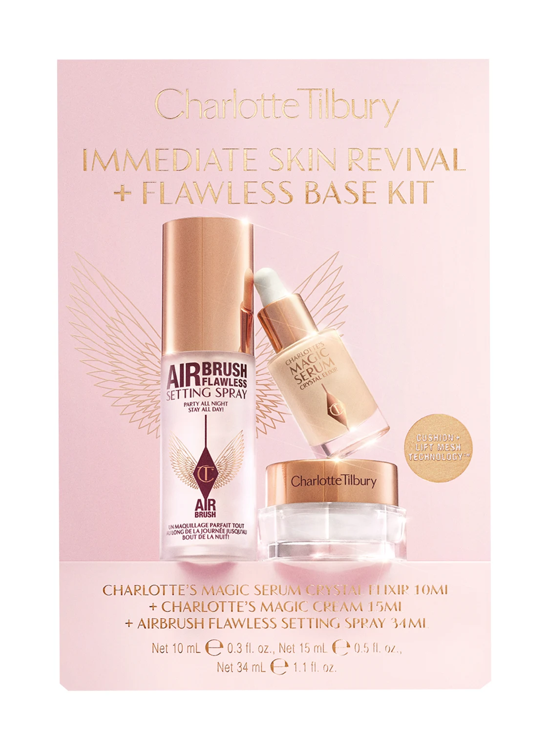 Charlotte Tilbury IMMEDIATE SKIN REVIVAL   FLAWLESS BASE KIT