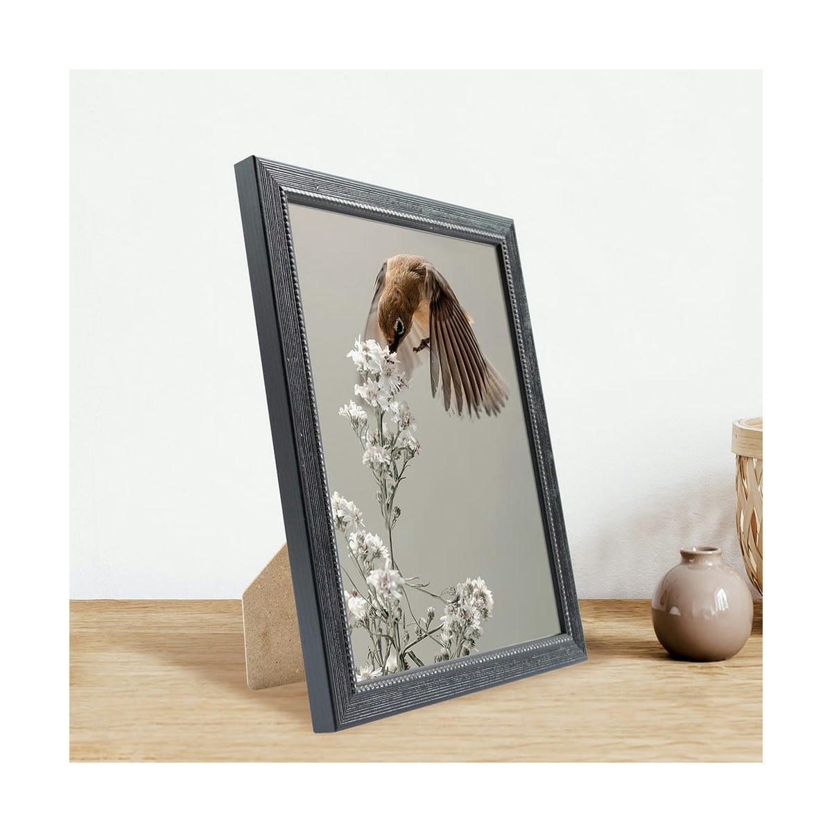 PERLE - Cadre photo Perle noir 15x20 cm