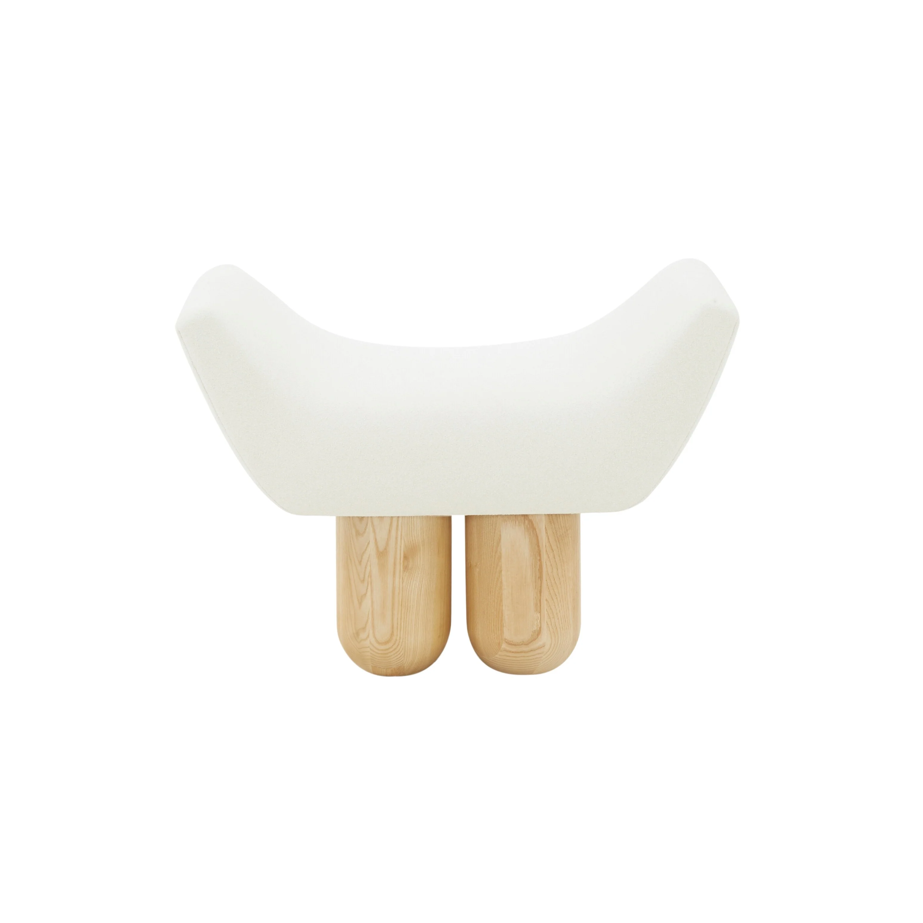 SAFAVIEH Couture Peshah Upholstered Ottoman (Fully Assembled)