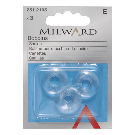 Milward Singer Class 66k Plastic Bobbins 3 Pack
