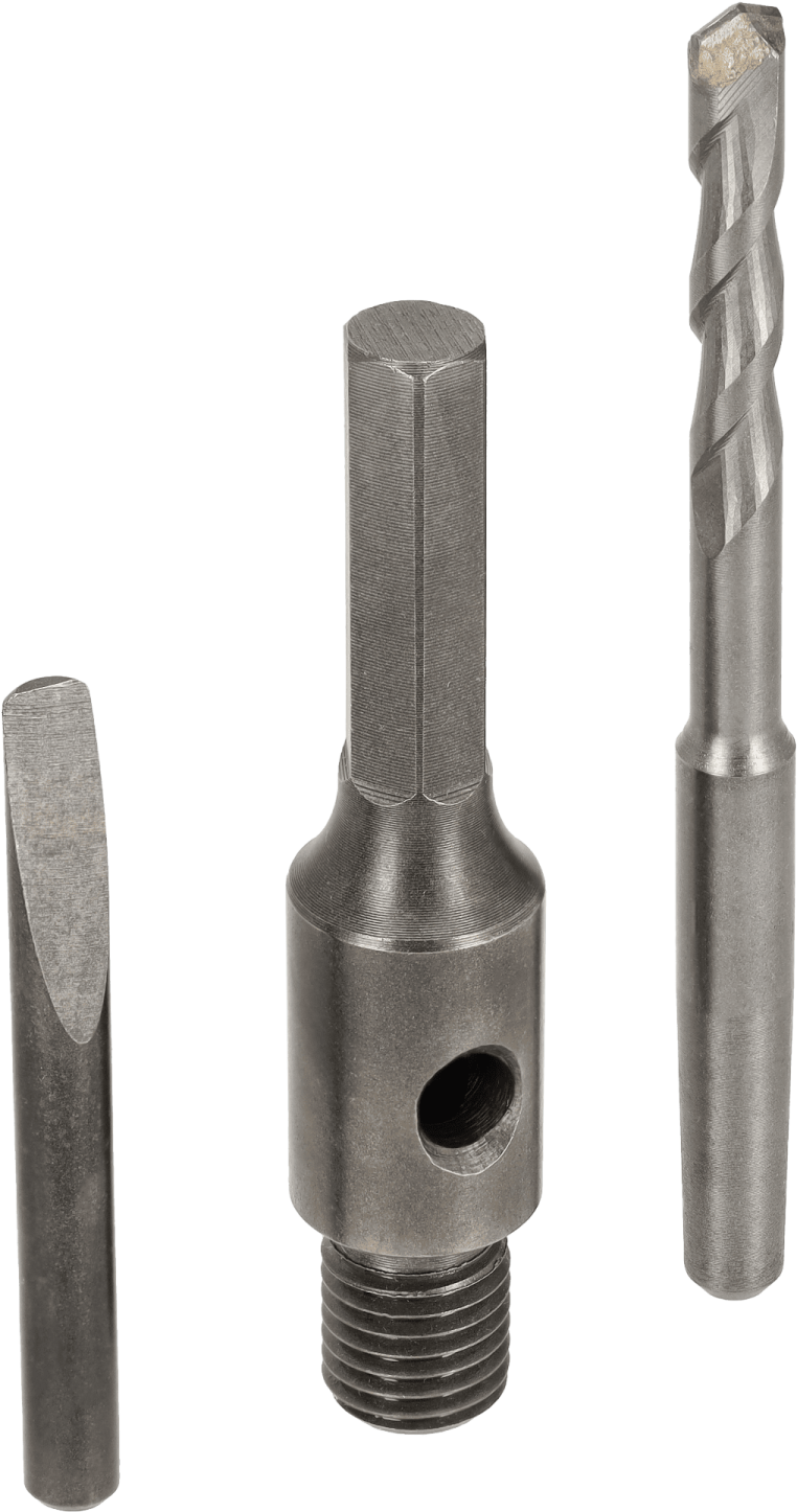 Adapter do otwornic diamentowych Hex 100mm + wiertło centrujące 8x120mm ø22 x 110 mm, HEX , M16, wiertło: ø8 x 120 mm STALCO PERFECT S-70803