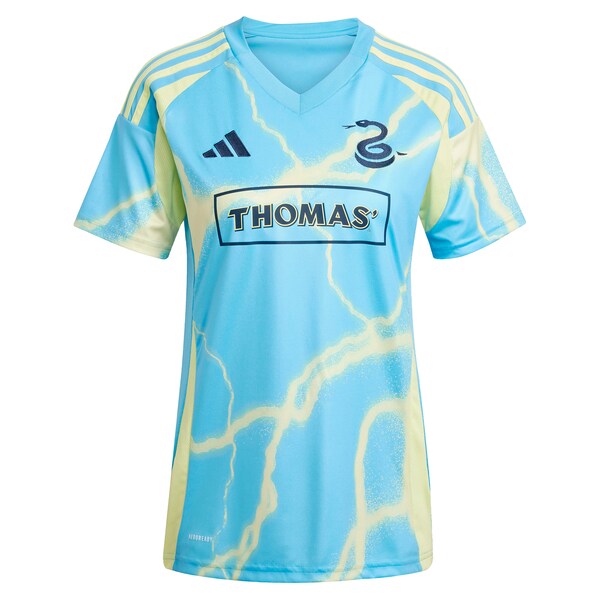 Philadelphia Union adidas Women's 2025 The Voltage Kit Replica Custom Jersey - Blue