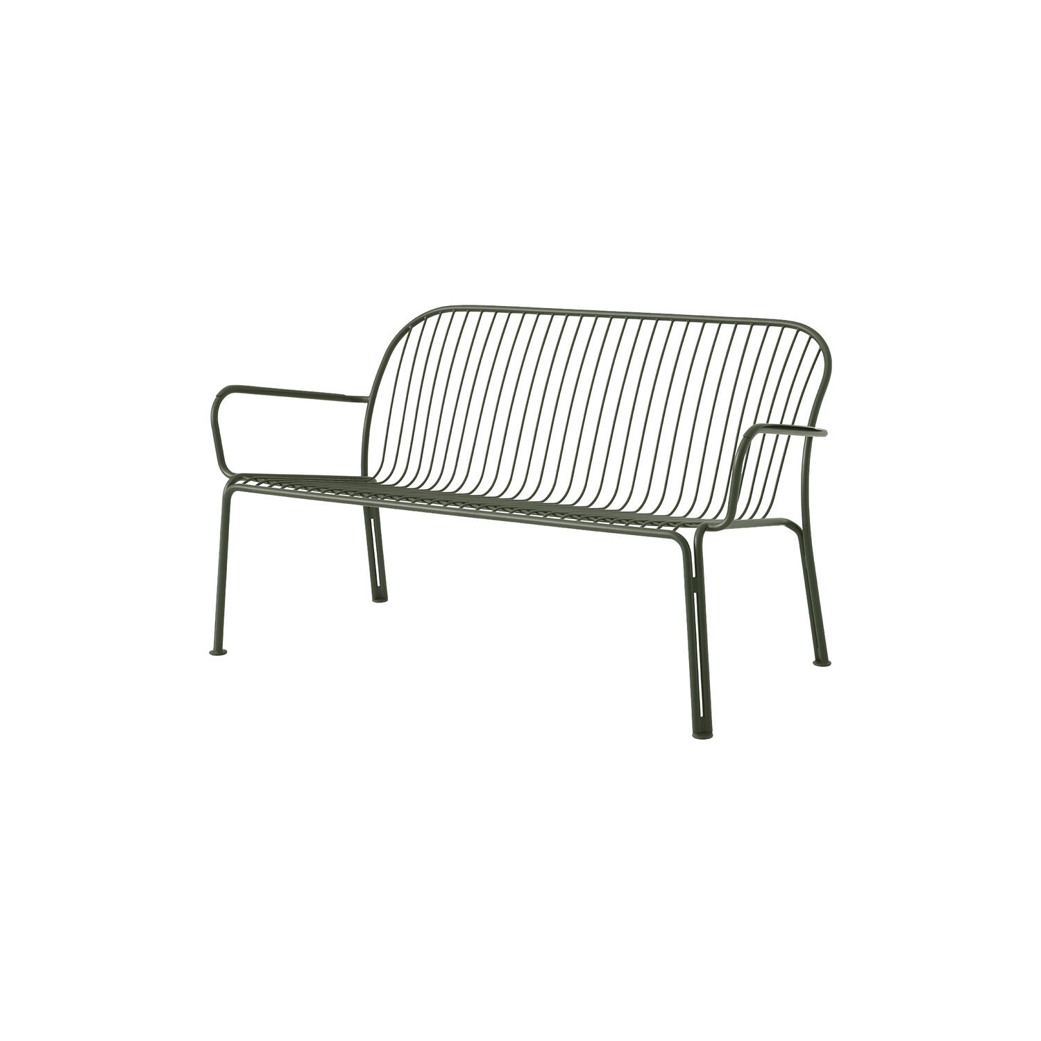 Thorvald SC110 Outdoor Lounge Sofa, bronze green