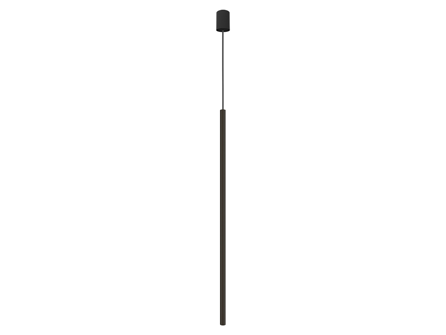 Lampa wisząca Laser stalowa czarna
