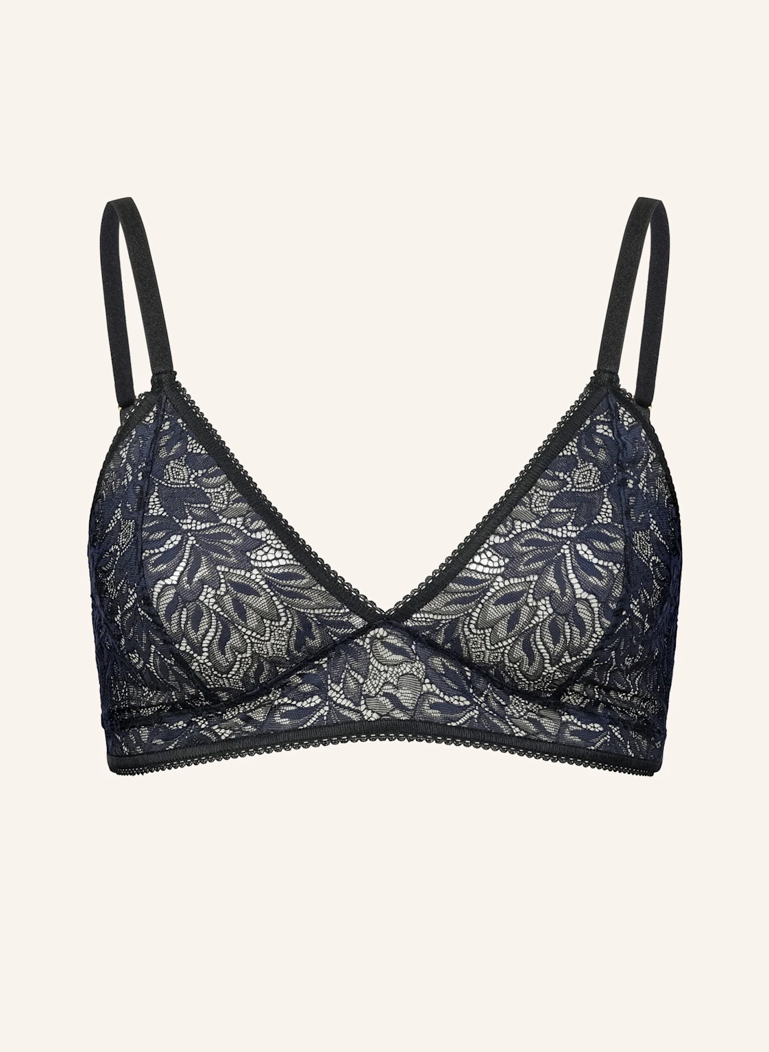 erlich textil Iconic Lace bügelloser Triangel BH mittlerer Halt aus Spitze - verstellbare Träger