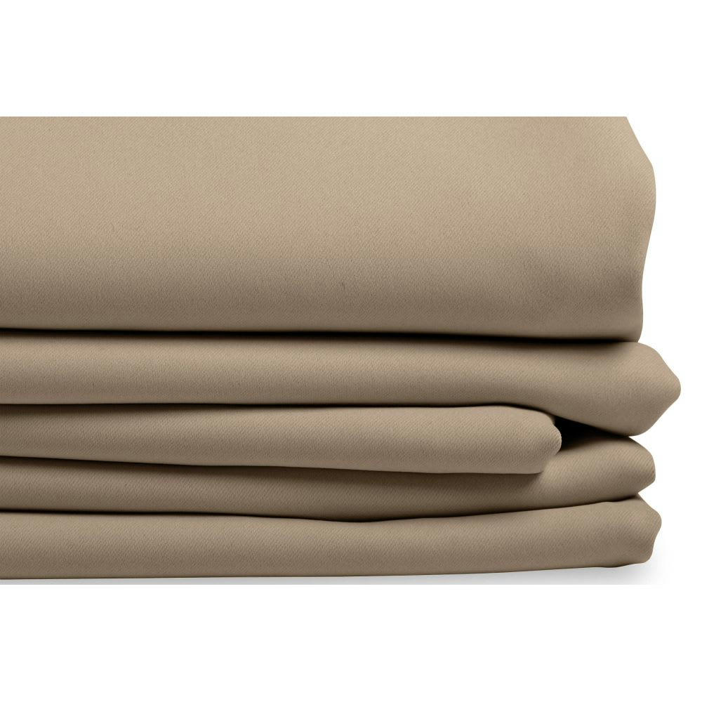 - Rideau occultant beige 140 x 260