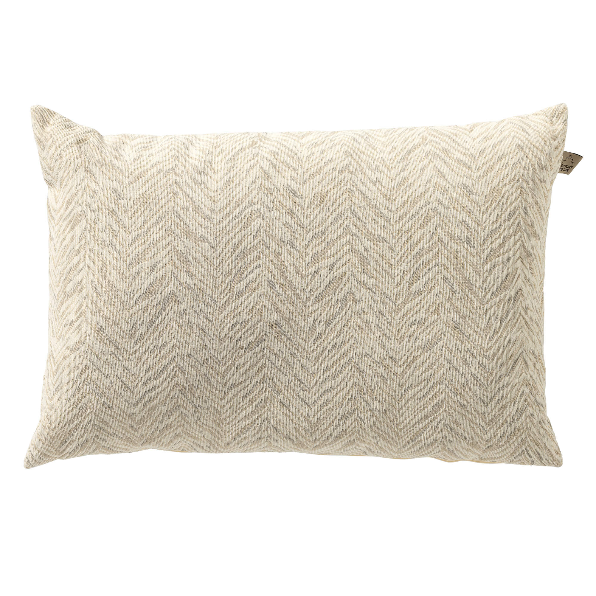 AUGUSTA - buitenkussen 40x60 cm - waterafstotend - Marshmallow - wit, beige