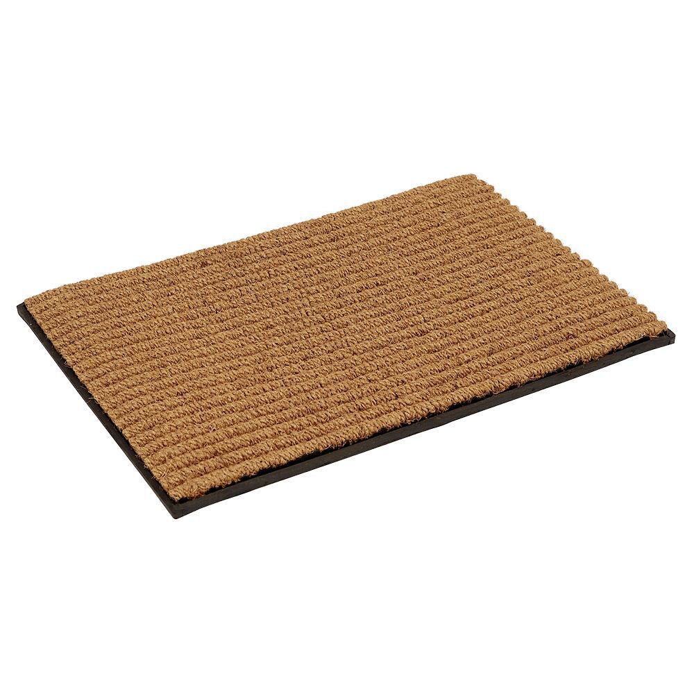 Paillasson boucle coco 60x40cm marron