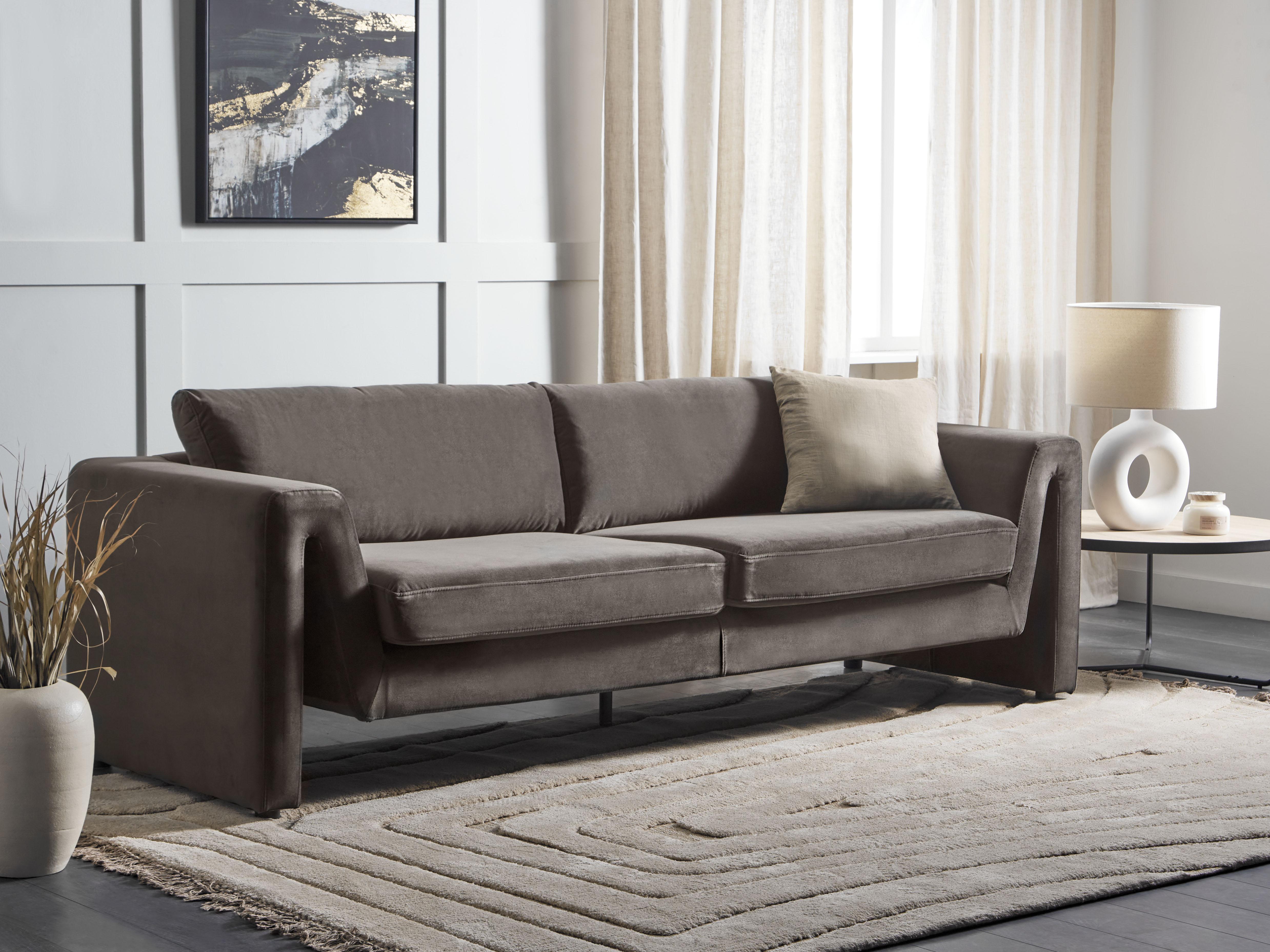 Sofa 3 Seater MAUNU Velvet Graphite Grey