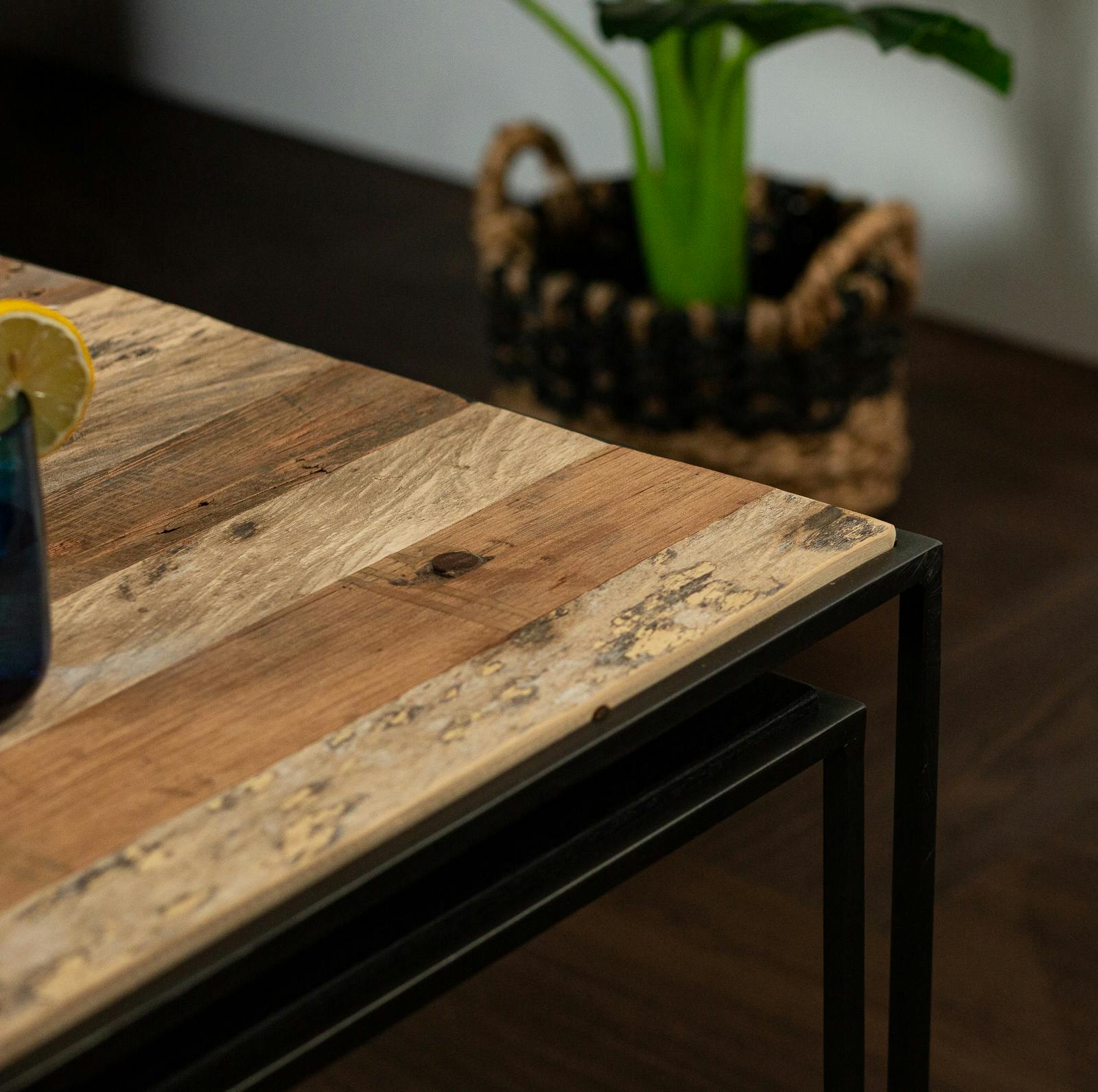 Table basse gigogne carrée DUMAI