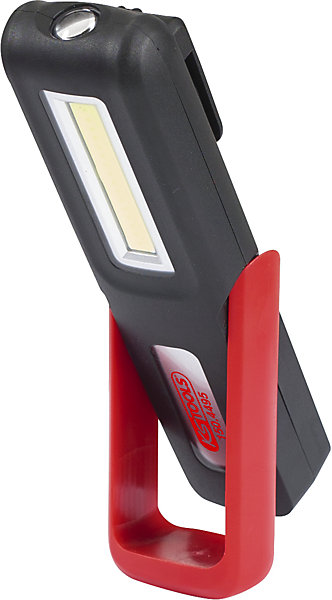 KS Tools 150.4495 Lampe d'atelier portable LED COB 3W, nickelée