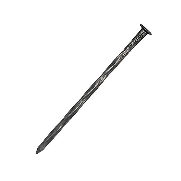 ClouPointesTête plate acier torsadées d 4.1 x L 100 mmBoite de 5 kg
