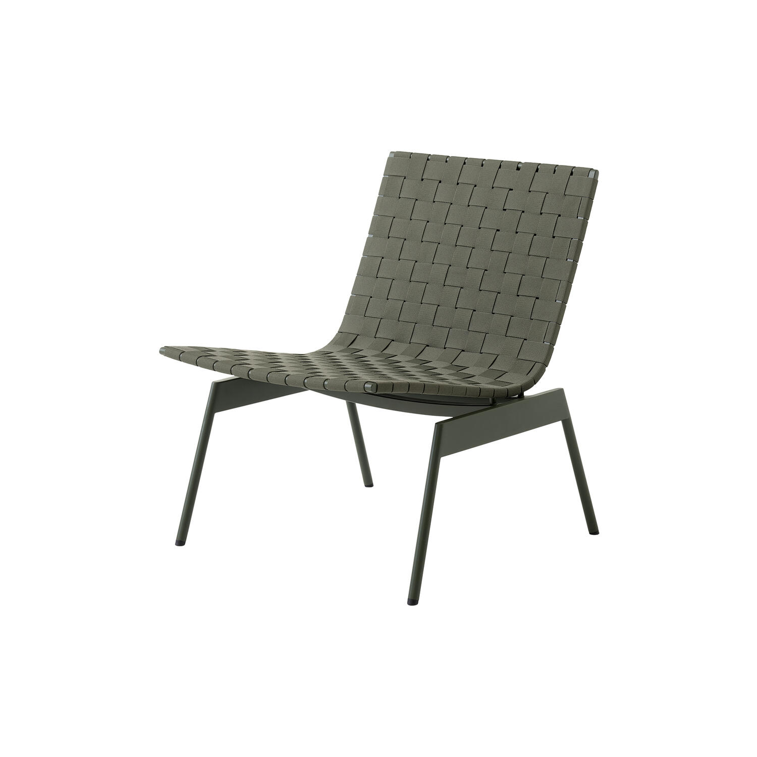 Ville AV44 Outdoor Lounge Stool, bronze green