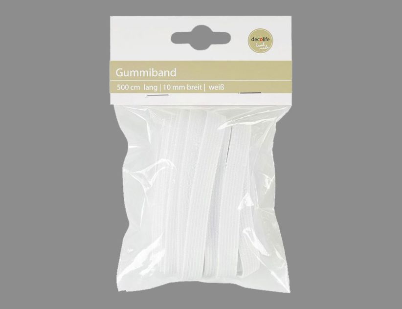 Gummiband weiß