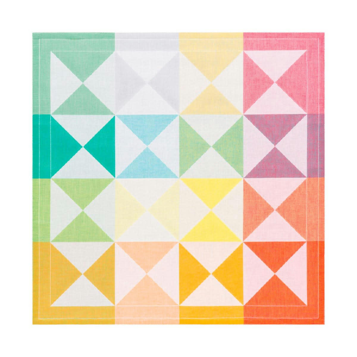 ORIGAMI - Serviette en coton multico 52 x 52