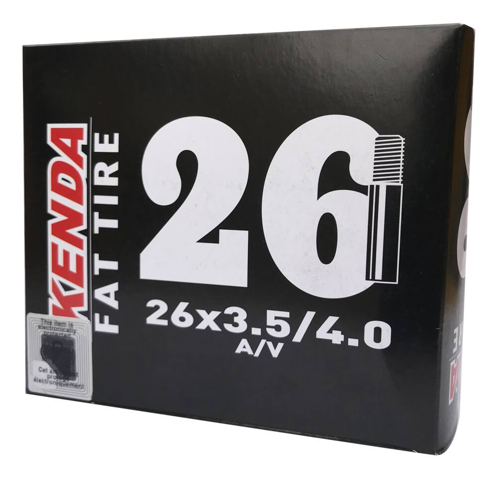 Kenda A/V 35mm Schrader Valve Standard Bike Tire Tube, 26X3.5/4.0-in