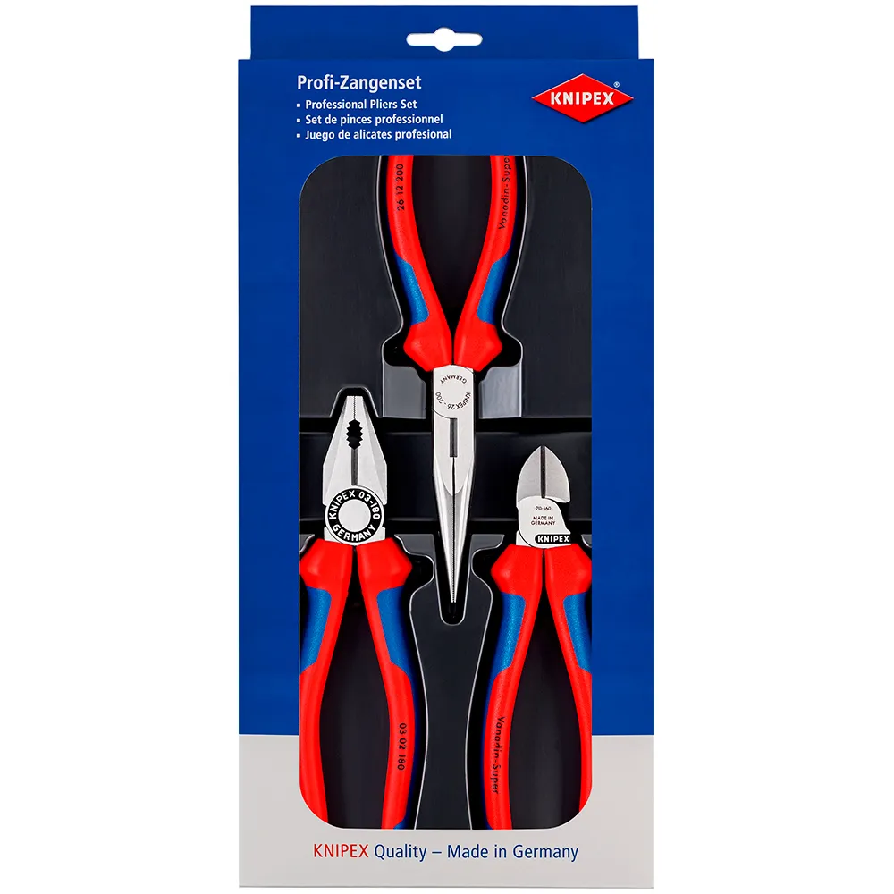 Knipex Assembly universal pliers set 3 pieces