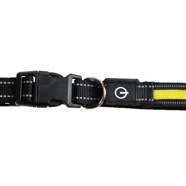 Collier lumineux et réfléchissant