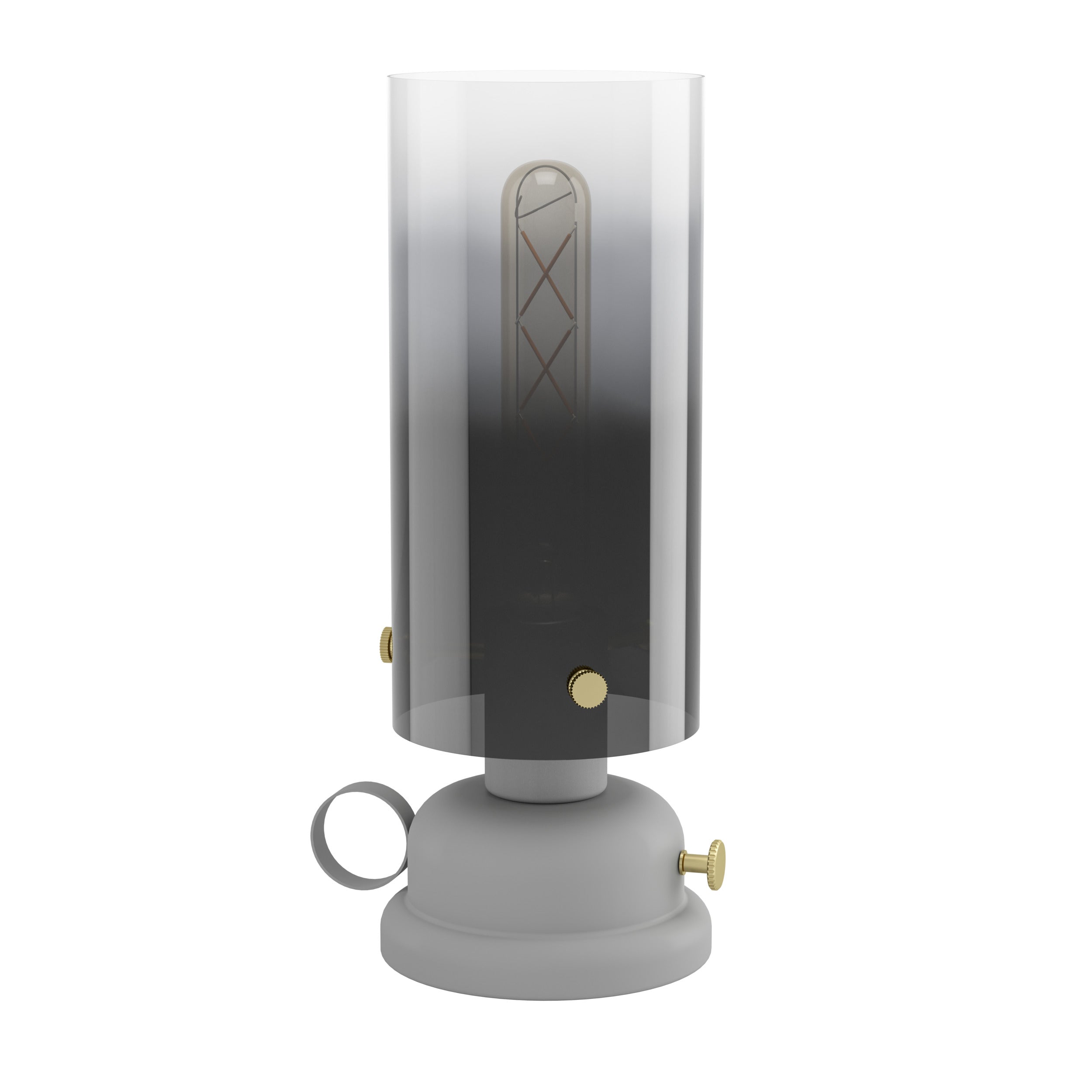 EGLO tafellamp Gargrave - e27 - 31,5 cm - zwart/grijs/goud - glas