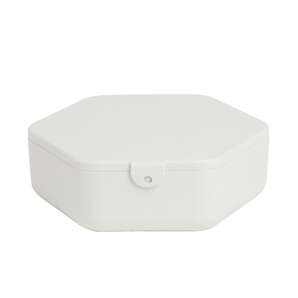 BoÎte organisateur à cosmétique et bijoux avec miroir 15x14cm (2 modèles)