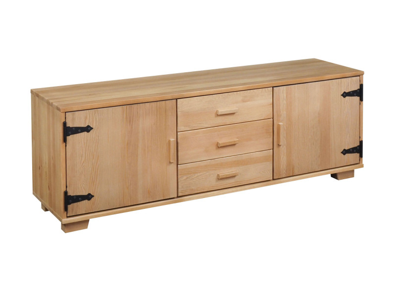 Komoda I z drewna litego NATURAL WOOD, kolor dębowy