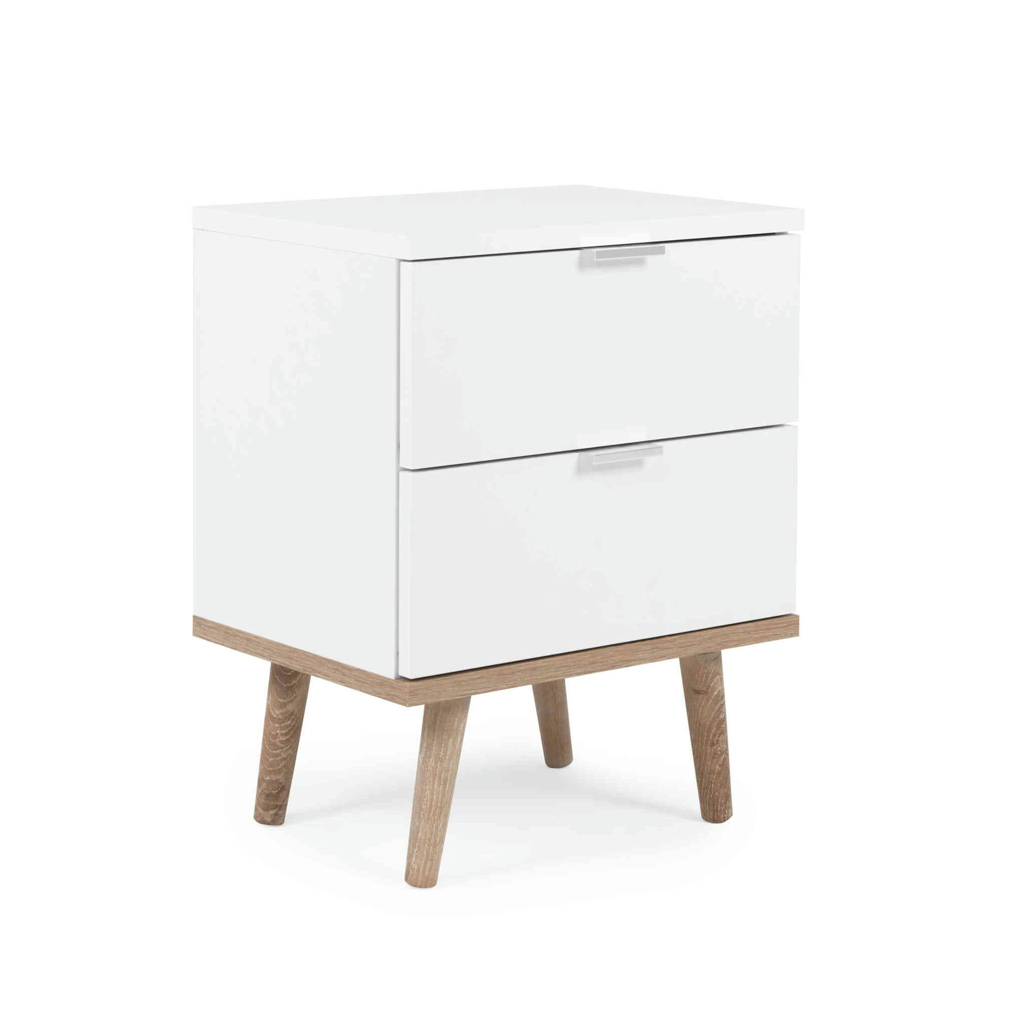 - Table de chevet blanc