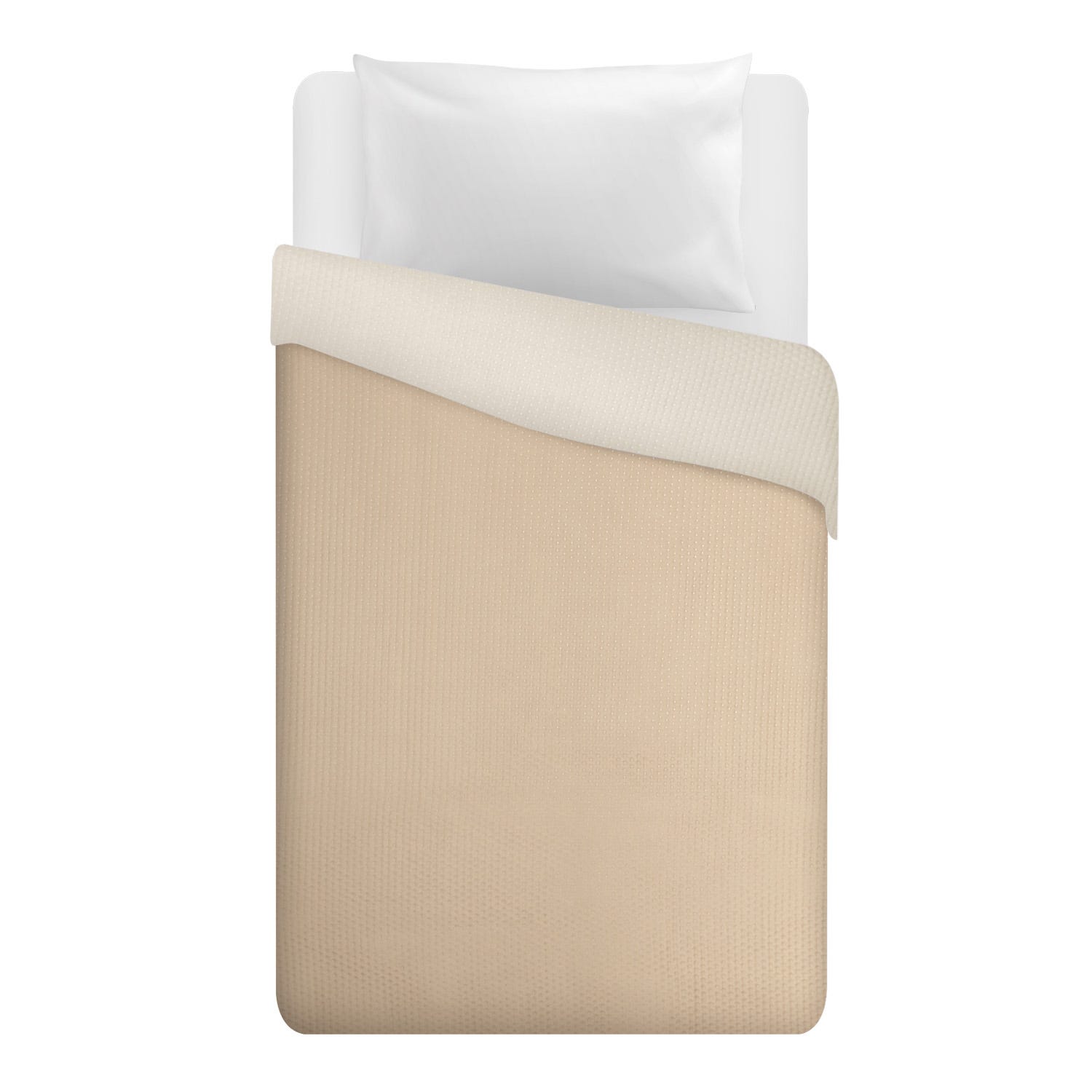 Trapuntino singolo double face beige