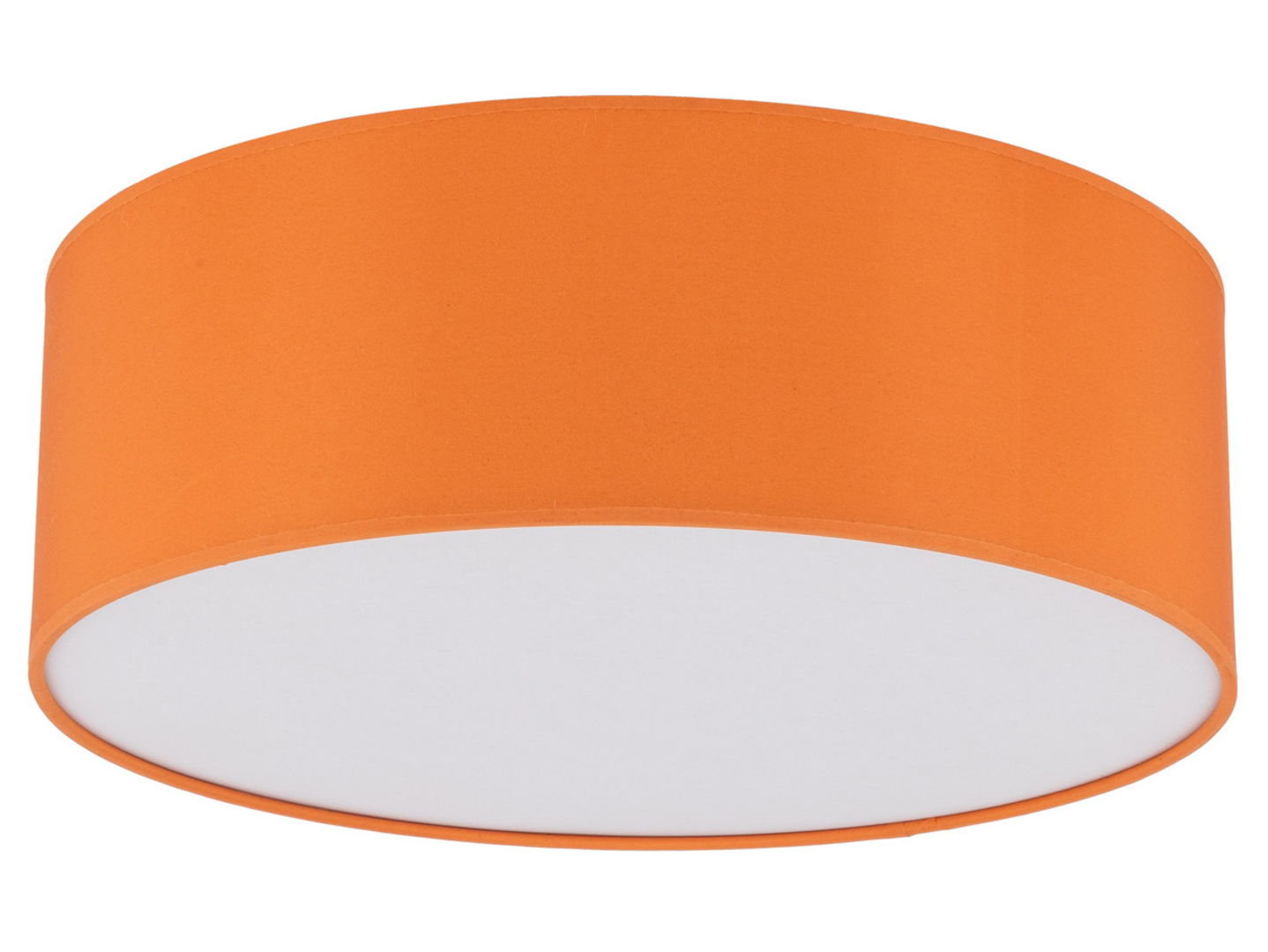 Lampa sufitowa Nicola 4-punktowa tkaninowa pomarańczowa