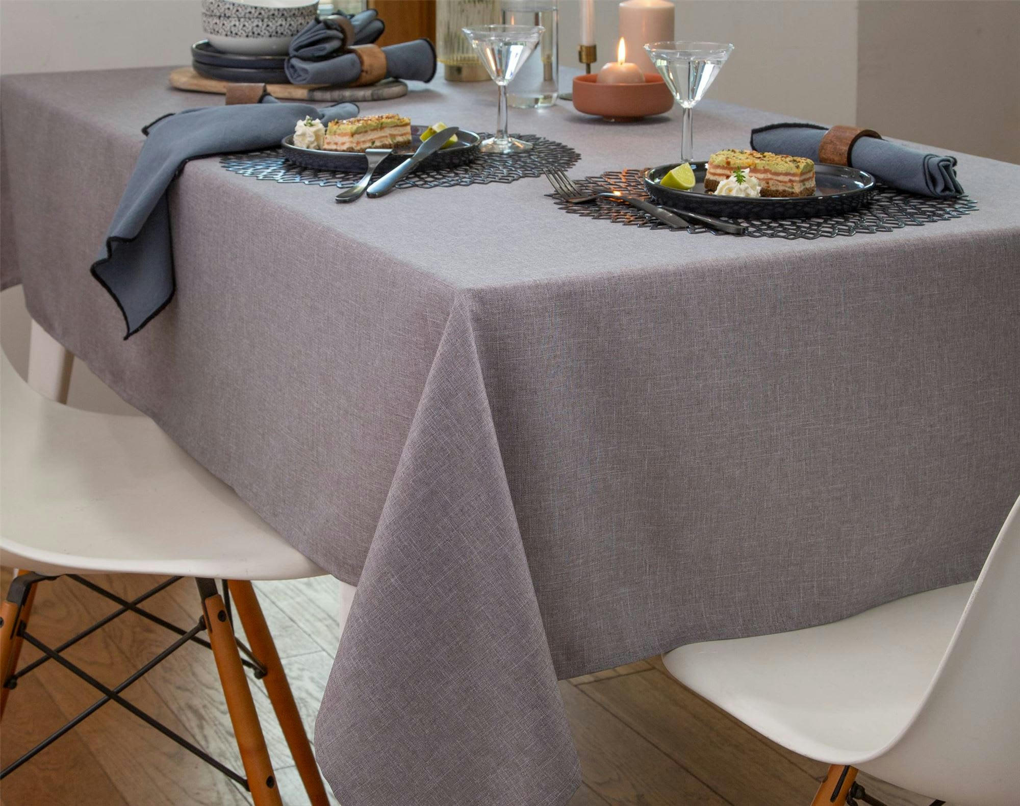 BROMENAP - Nappe 150x300 gris en polyester