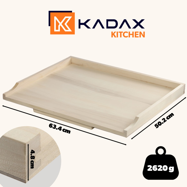 Kadax Stolnica Drewniana Duża 63x50cm Jednostronna