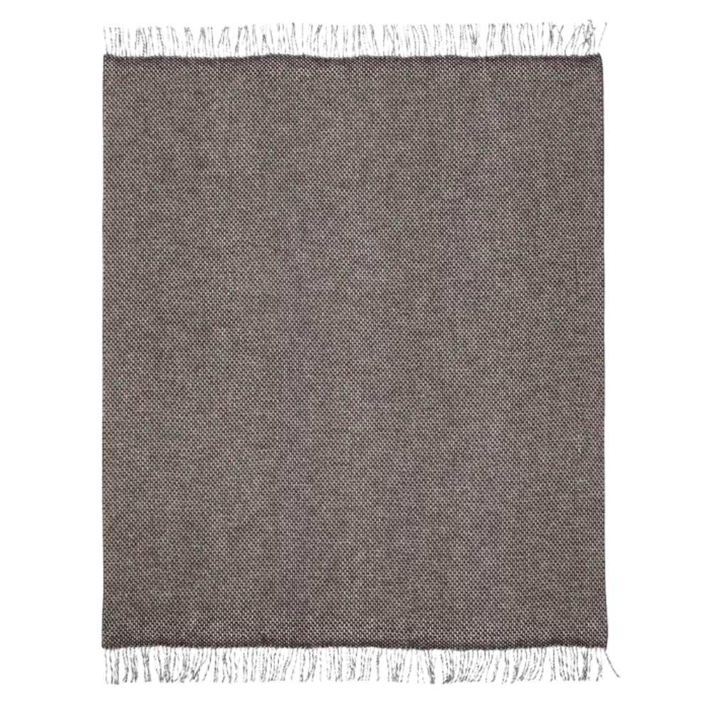 Wełniany Pled Høie of Scandinavia Hekla 125x170 cm Naturbrun