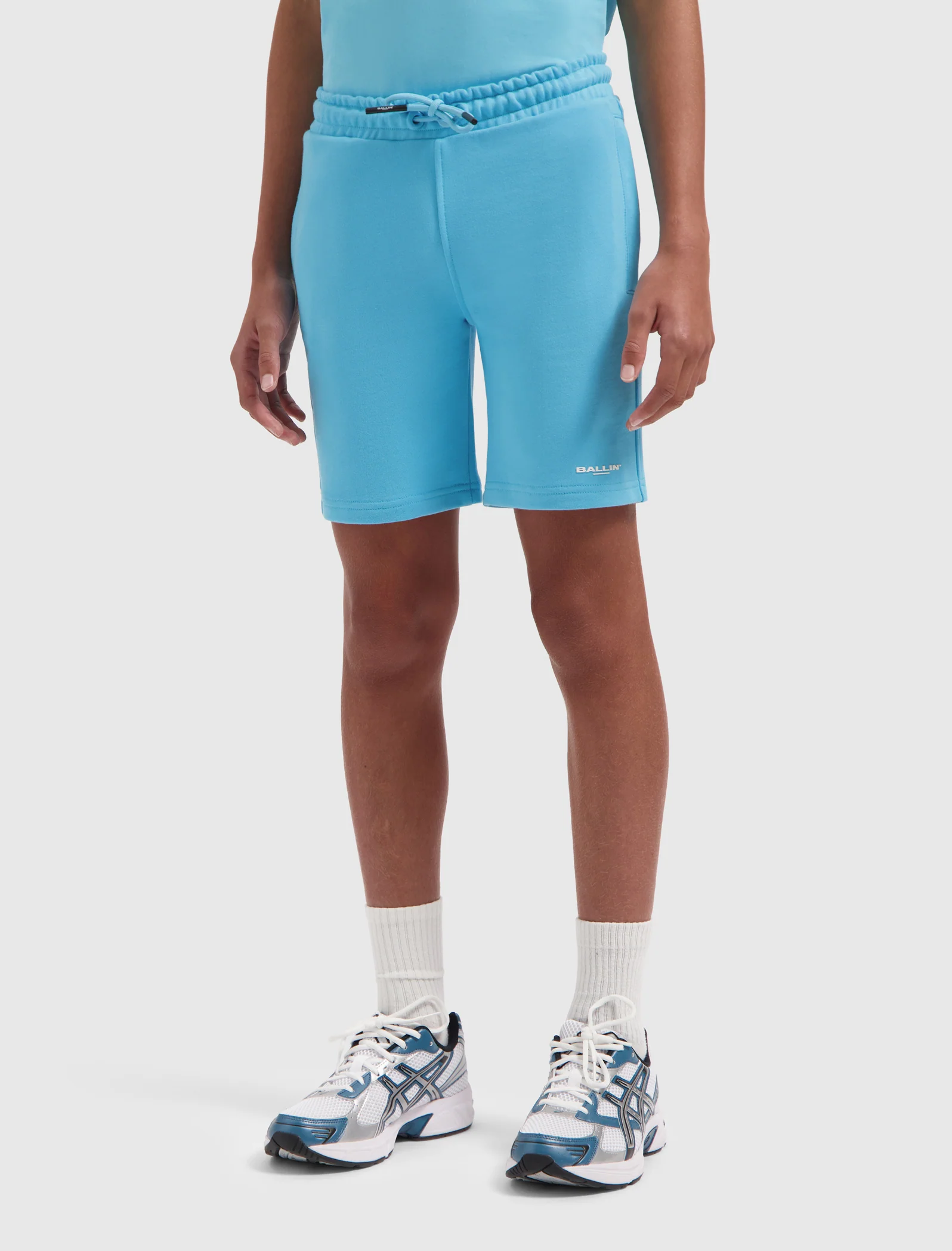 Junior Original Logo Short | Mid Blue