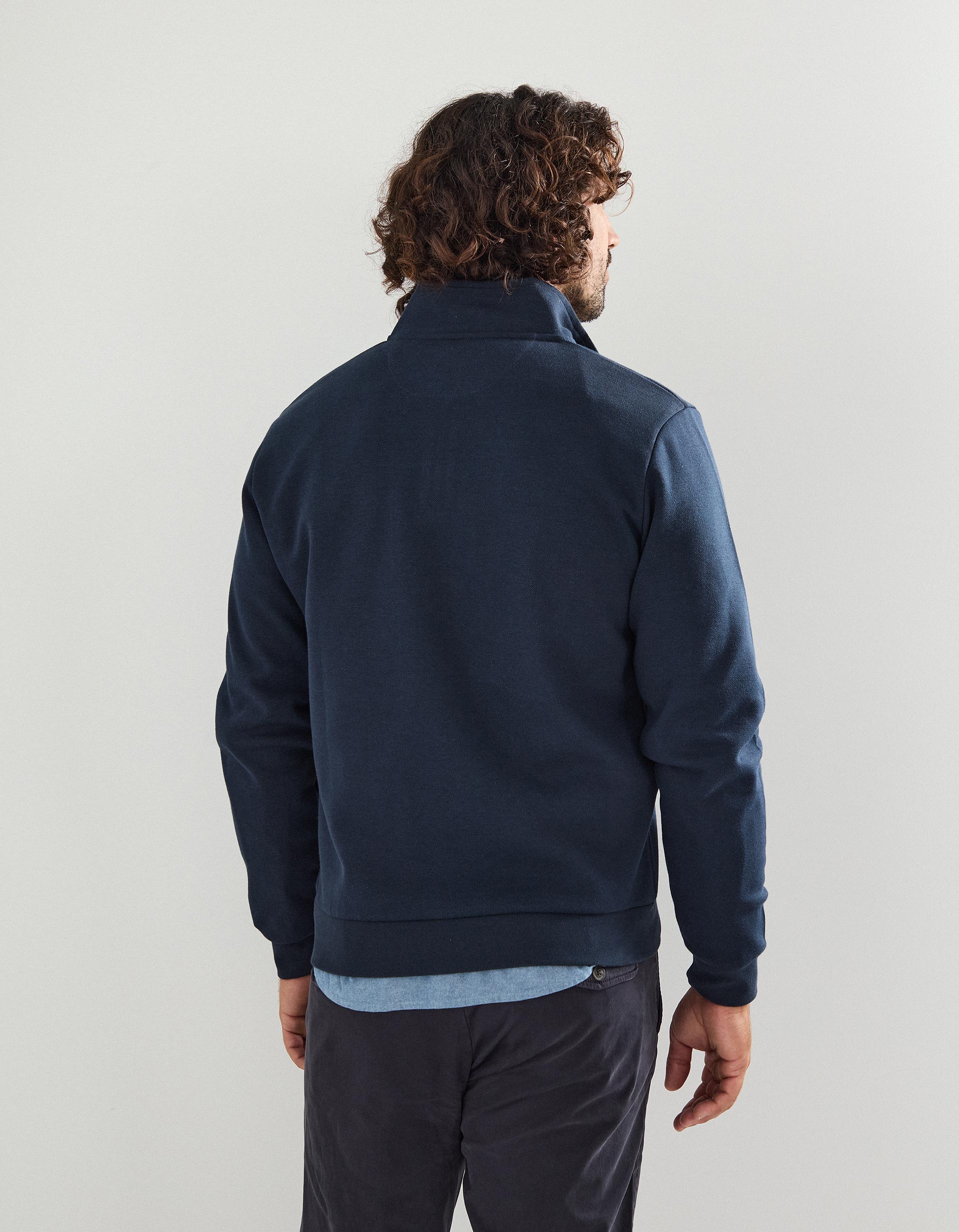 Sweatshirt de Felpa, Homem, Azul Escuro