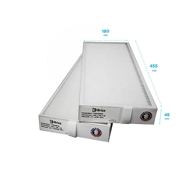 Filtres compatibles CENTRALE 200  MY DATEC Contenu : - 1 G4   1 F7,