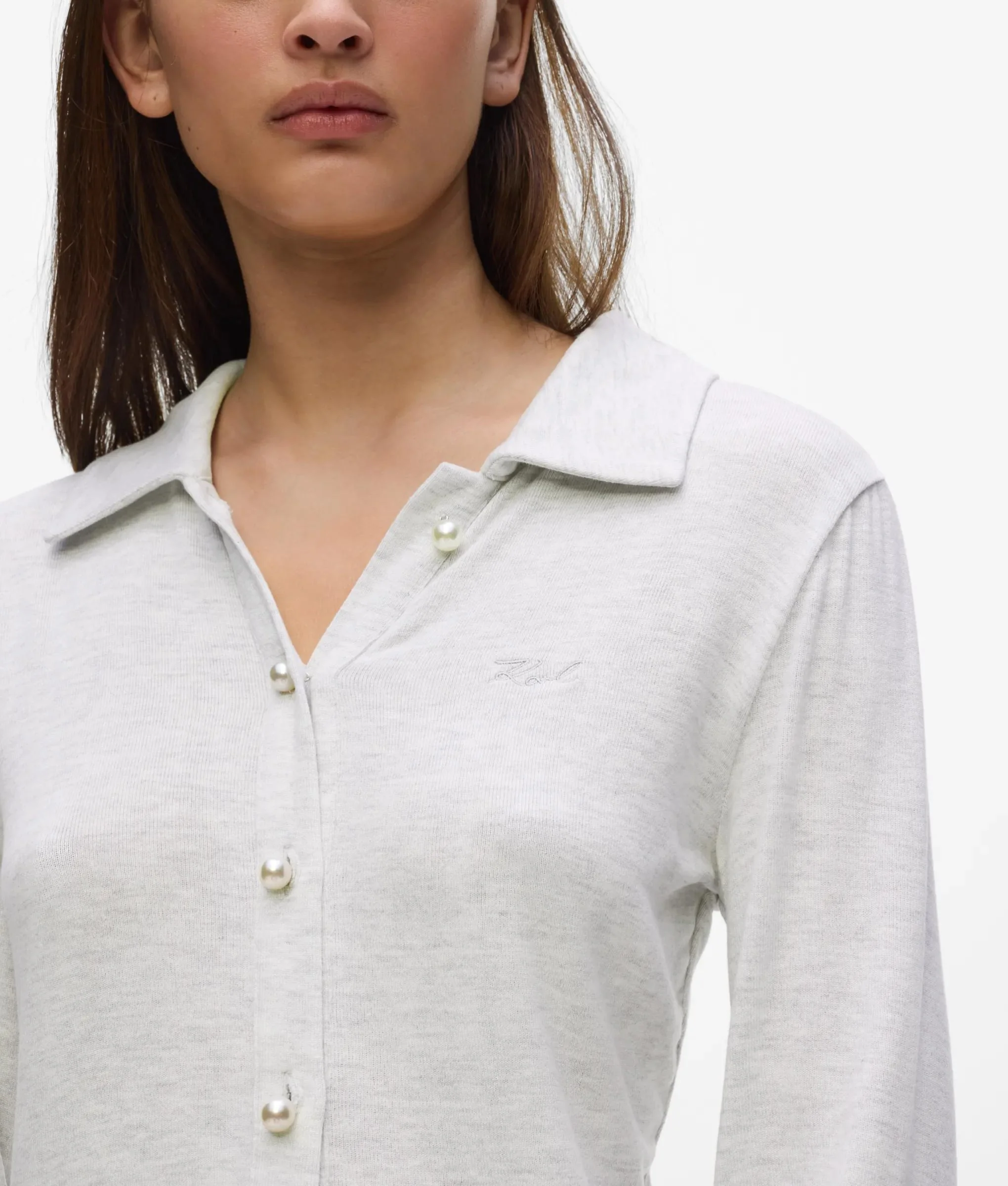 Cardigan loungewear orné de perles fantaisie