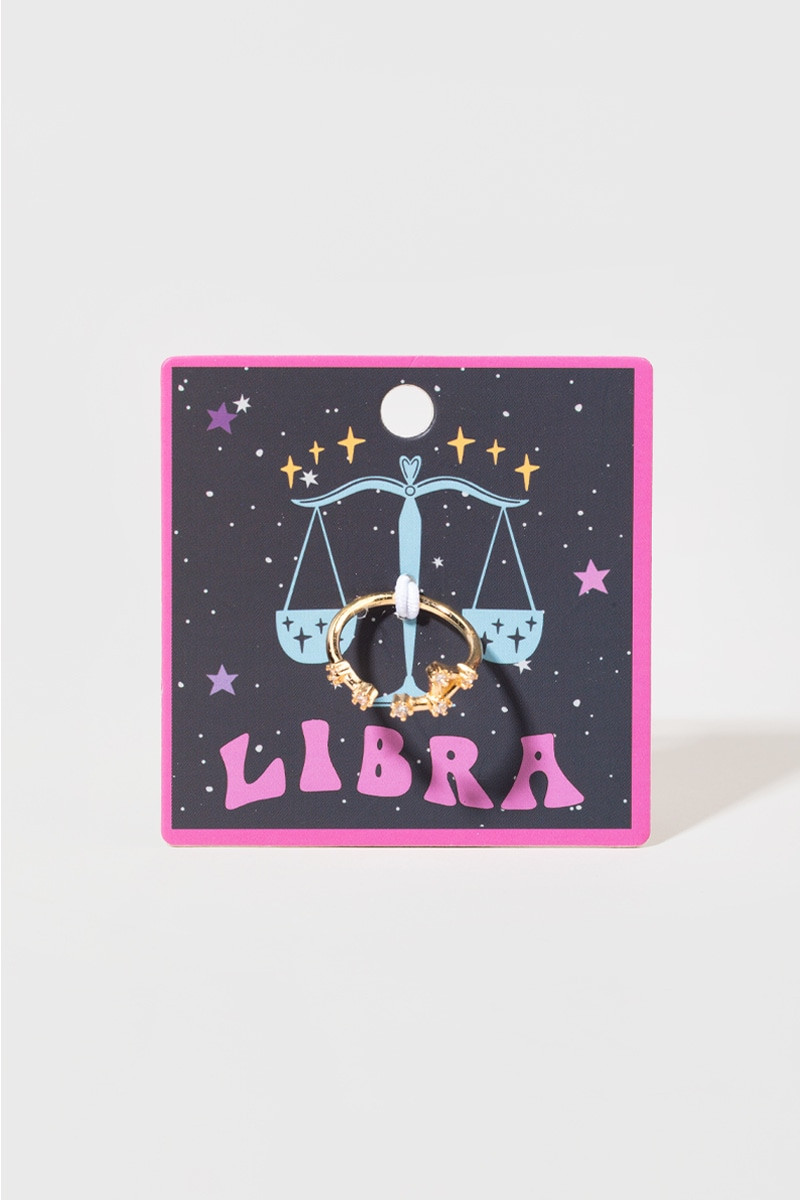 Zodiac Constellation CZ Ring