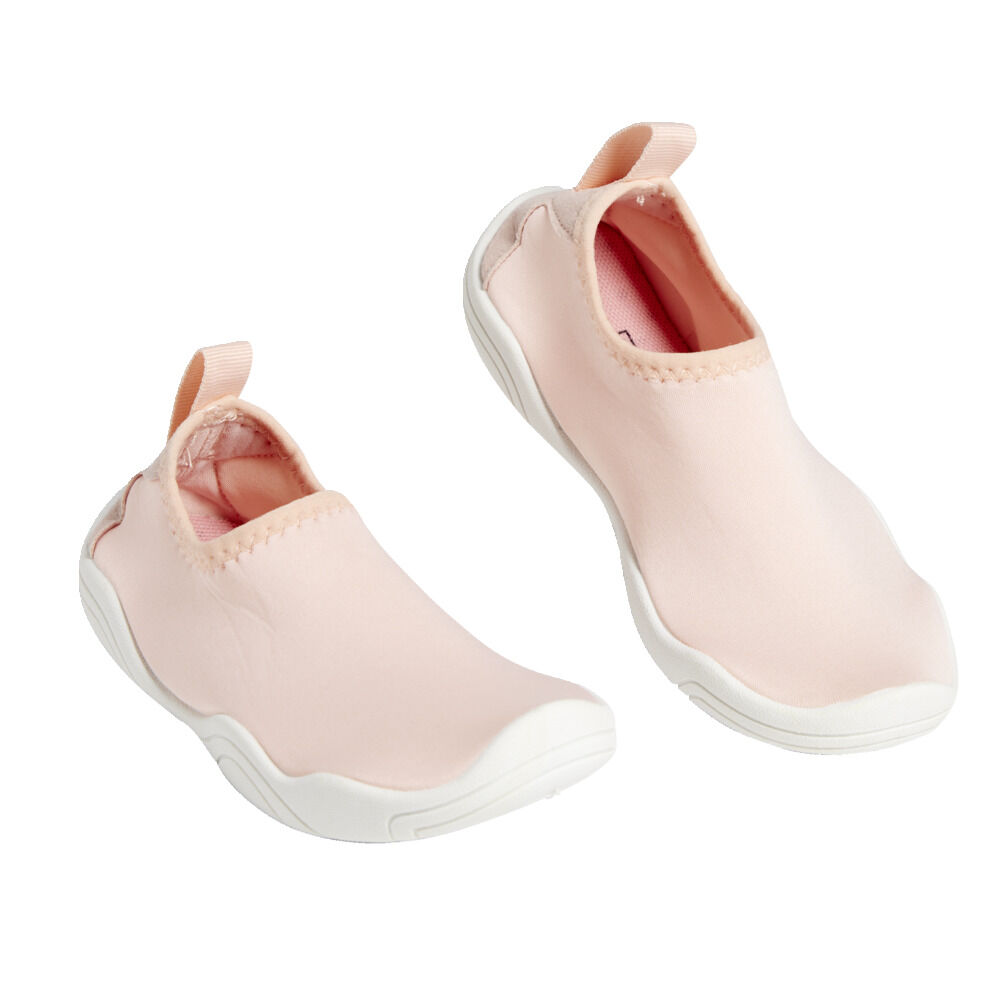 Chaussures d'eau enfant caoutchouc rouge corail T31/32